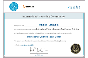 Szkolenie certyfikacyjne Team Coach ICC